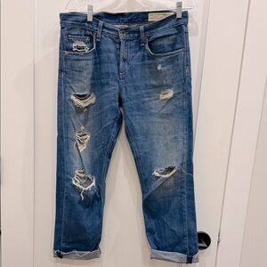 rag & bone Distressed Boyfriend Doris jeans 28